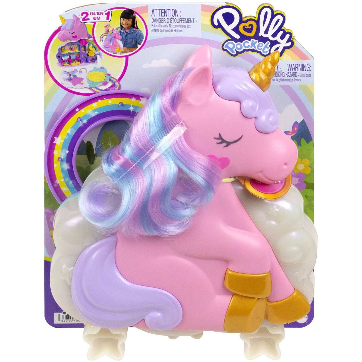 Polly pocket coffret licorne MATTEL Pas Cher 