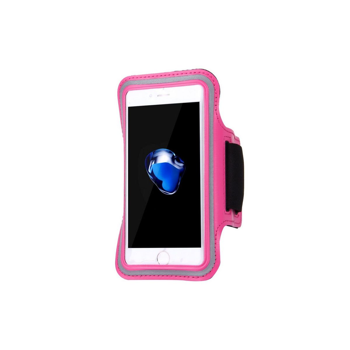 amahousse Brassard de sport pour Apple iPhone 7 Plus en néoprène rose