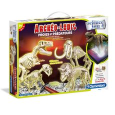 CLEMENTONI Archéo Ludic - Coffret 4 en 1 - Phosphorescent pas cher