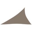 Voile de parasol Tissu Oxford triangulaire 4x5x6,4 m Taupe