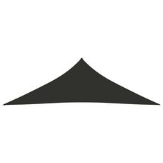 Voile de parasol Tissu Oxford triangulaire 5x5x6 m Anthracite