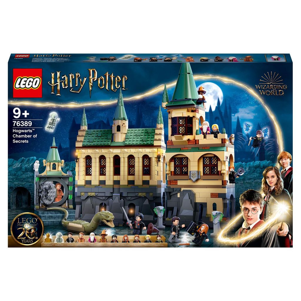 Figurine Edition 20ème Anniversaire & 76386 Harry Potter Poudlard l’Erreur de la Potion Polynectar LEGO 76389 Harry Potter la Chambre des Secrets de Poudlard Jouet Château avec Grande Salle