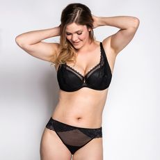 Ulla Dessous Soutien-gorge glamour grande taille Exclusive Line noir (Noir)