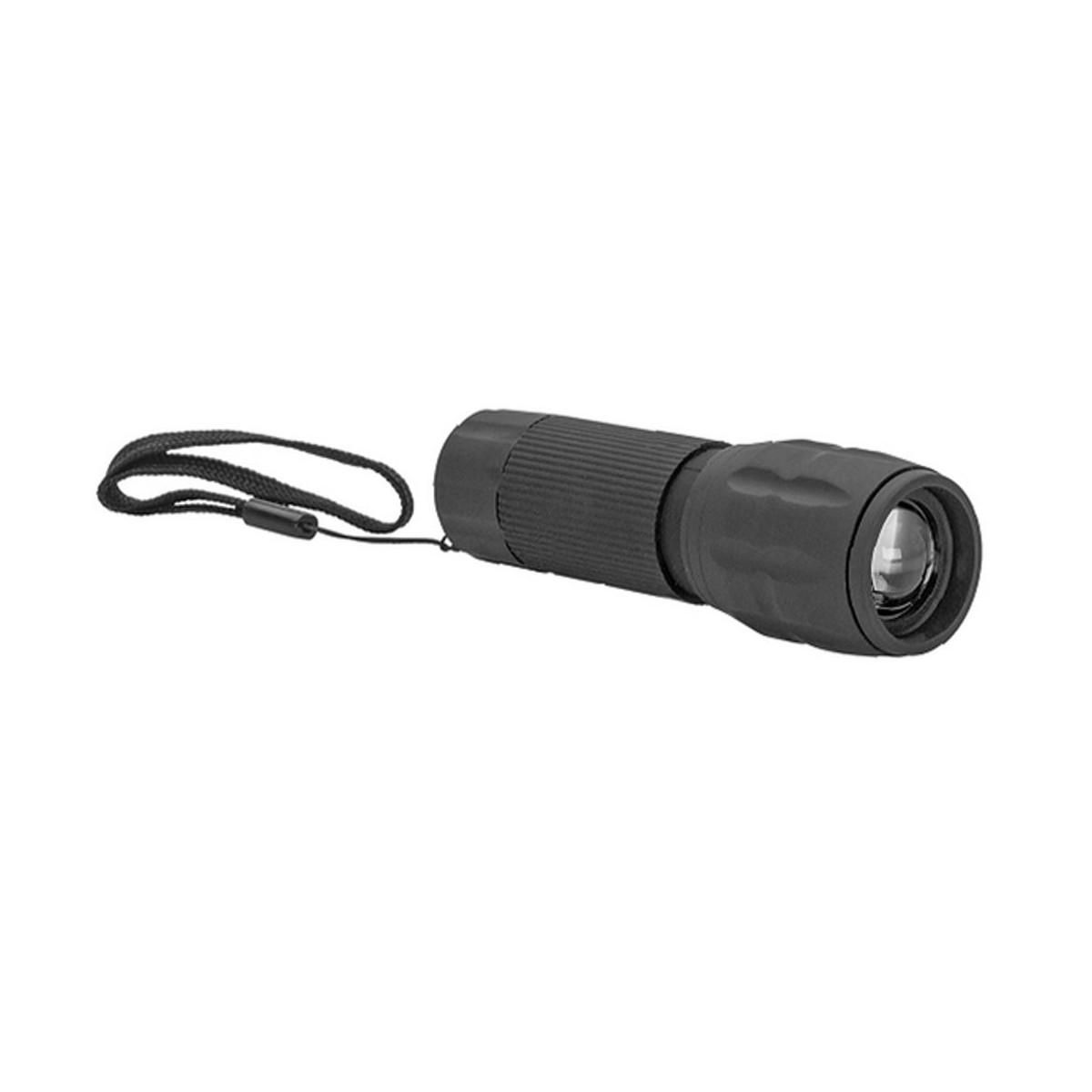 ASLO Lampe LED Torche 1W 35 lumens Zoom focus reglable ABS anti chocs (piles incluses)  ASLO