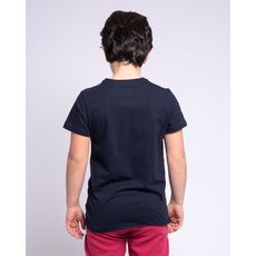 t-shirt col rond pur coton nobelix-j (Bleu marine)