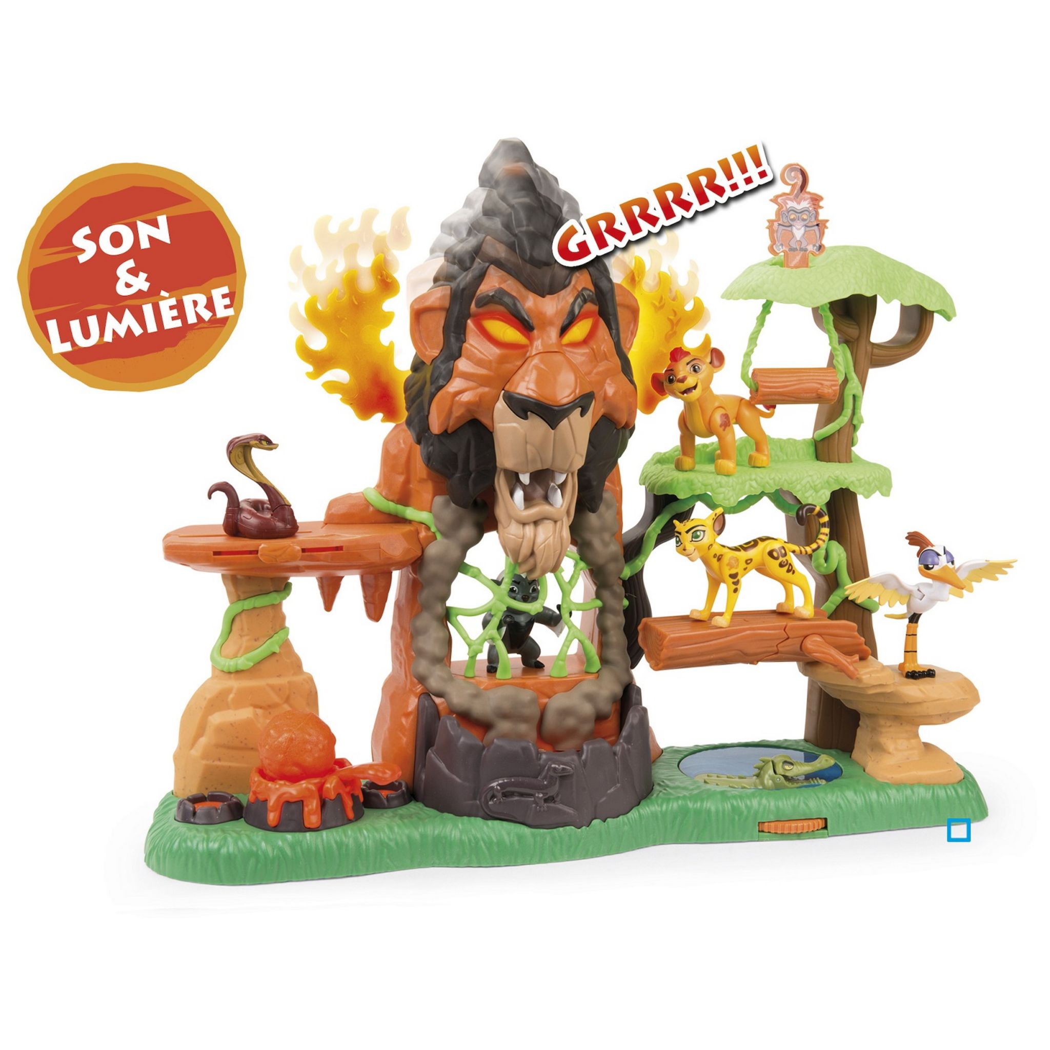 La Garde du Roi Lion l'Ascension de Scar Lion Guard Rise of Scar Playset  Disney Jouet Noel Simba 