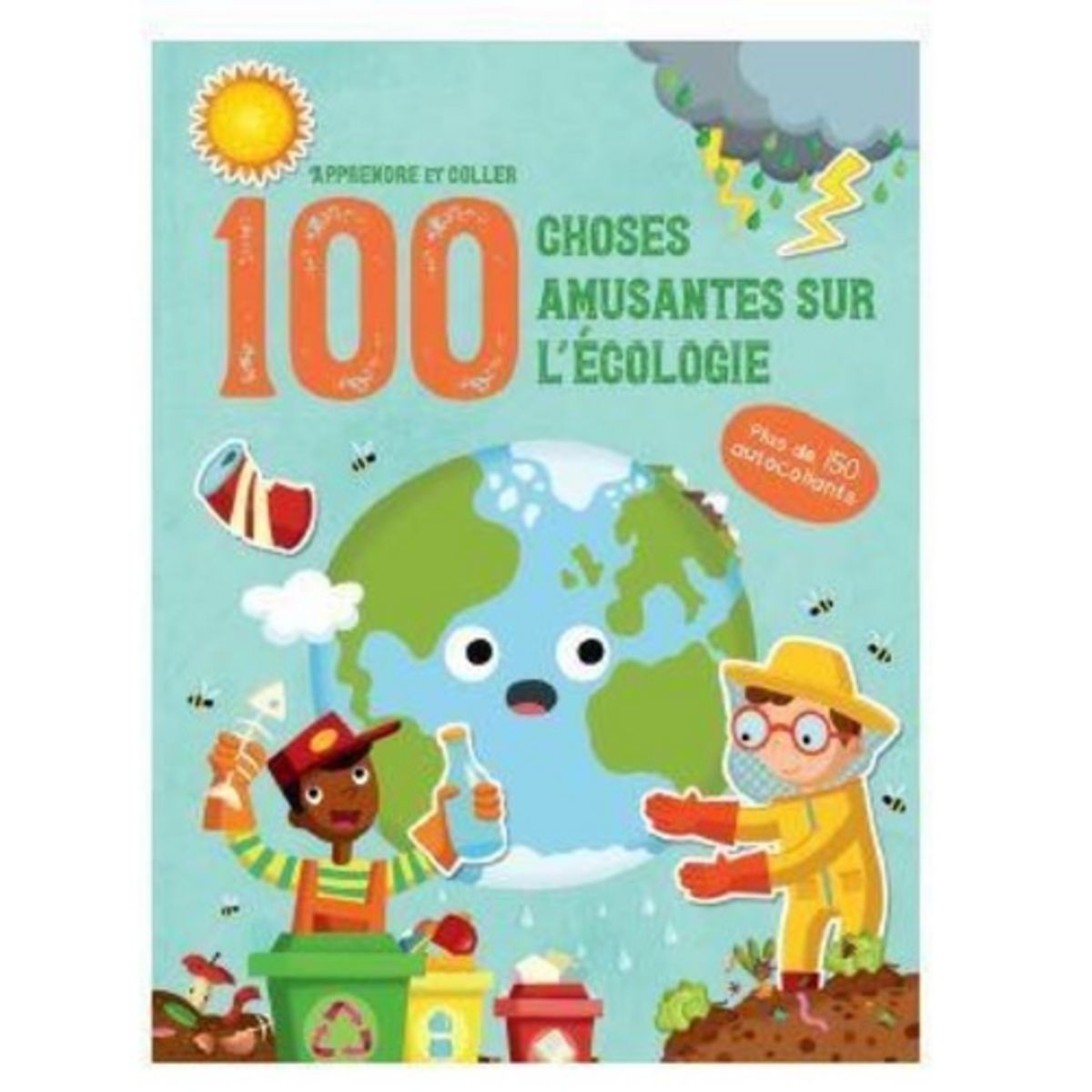  100 CHOSES AMUSANTES SUR L'ECOLOGIE. PLUS DE 150 AUTOCOLLANTS, Yoyo éditions