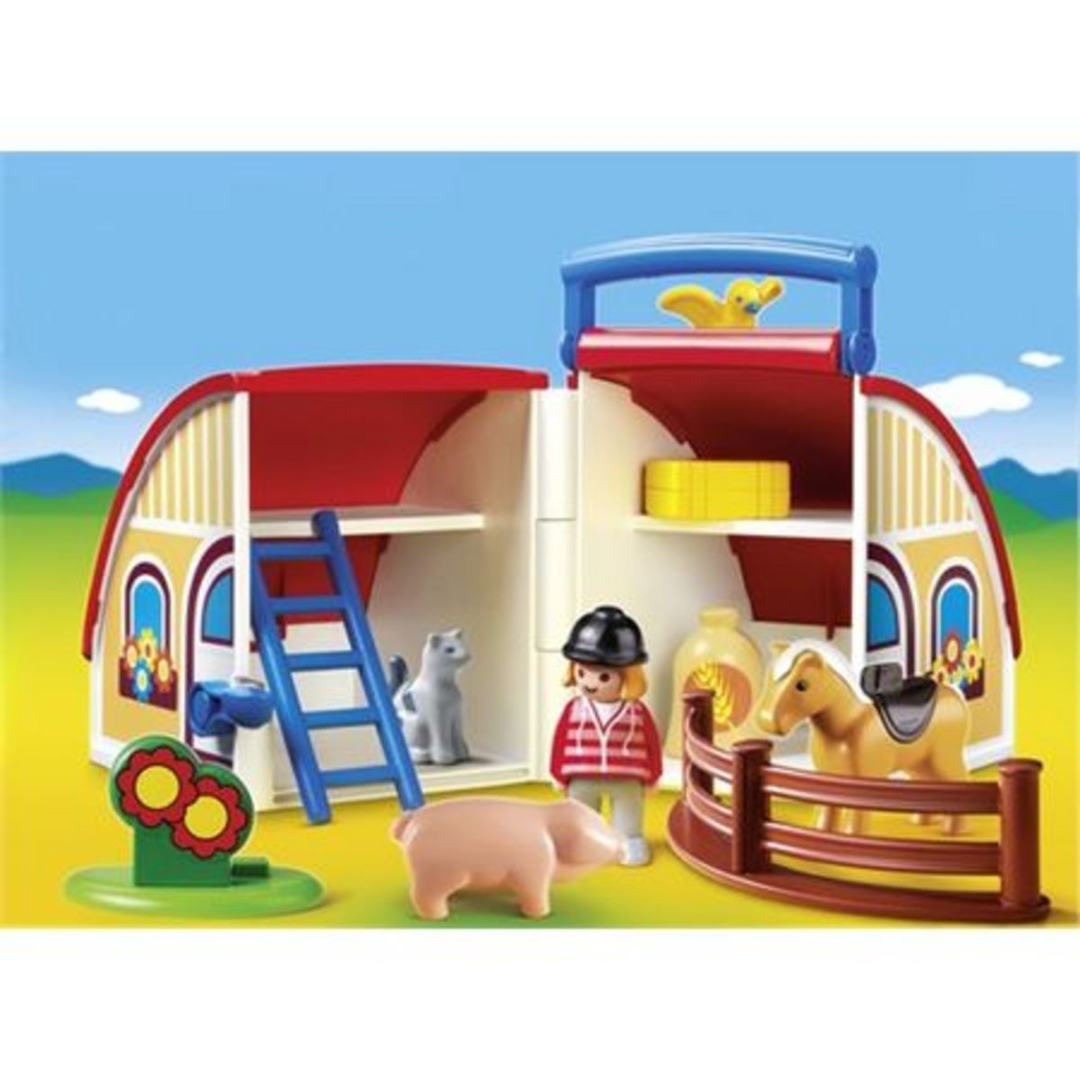 Ferme cheap transportable playmobil