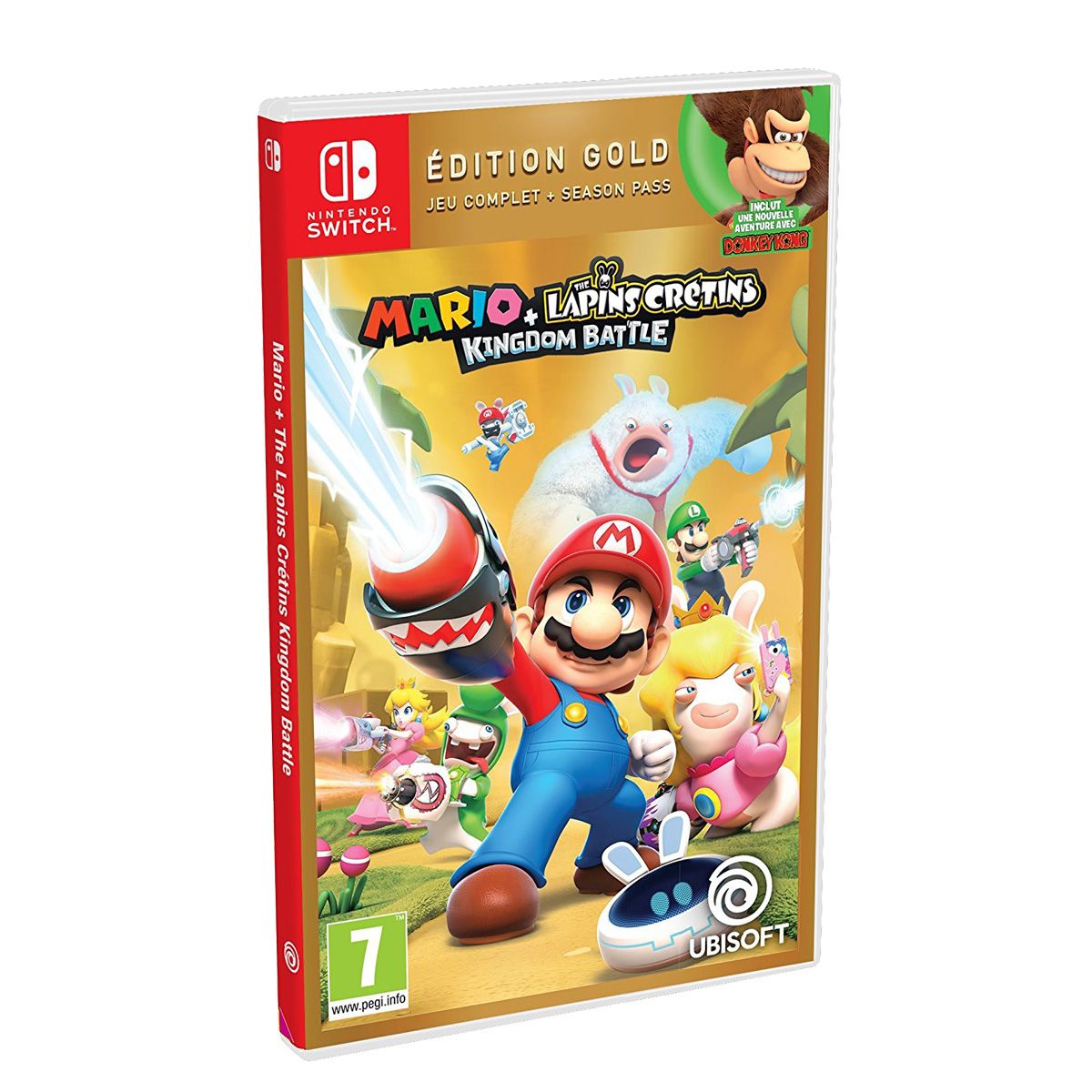Mario + The Lapin Crétins Kingdom Battle Edition Gold Nintendo Switch