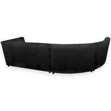 Canapé d'Angle Gauche Design  Joro  280cm Noir