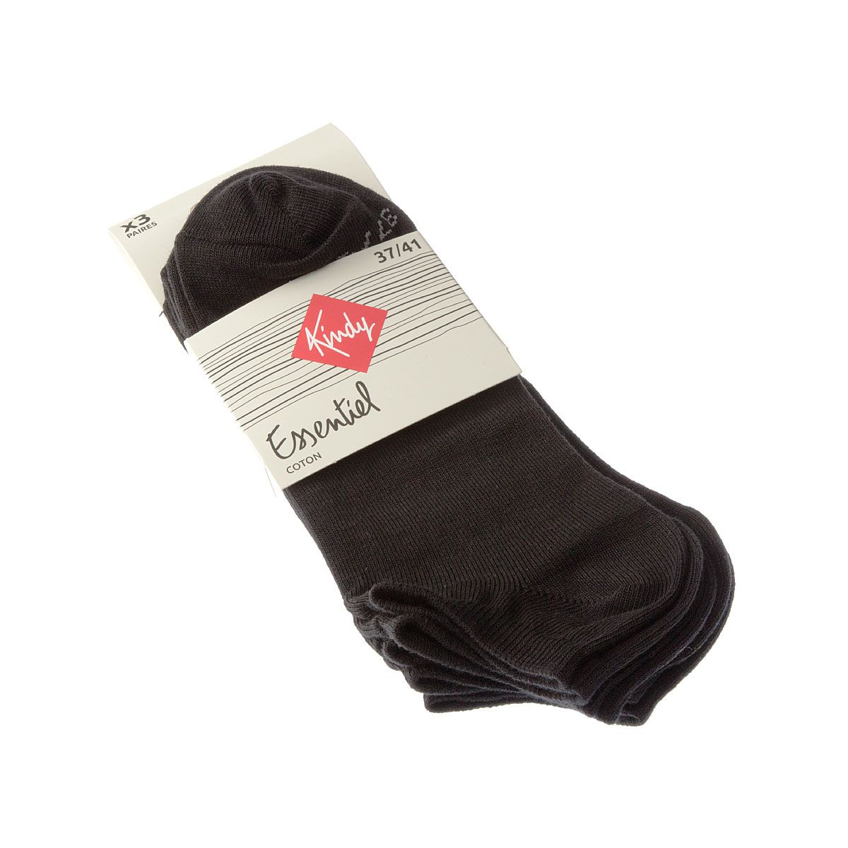 KINDY Chaussette Mini chaussettes Lot de 3 Sans bouclette