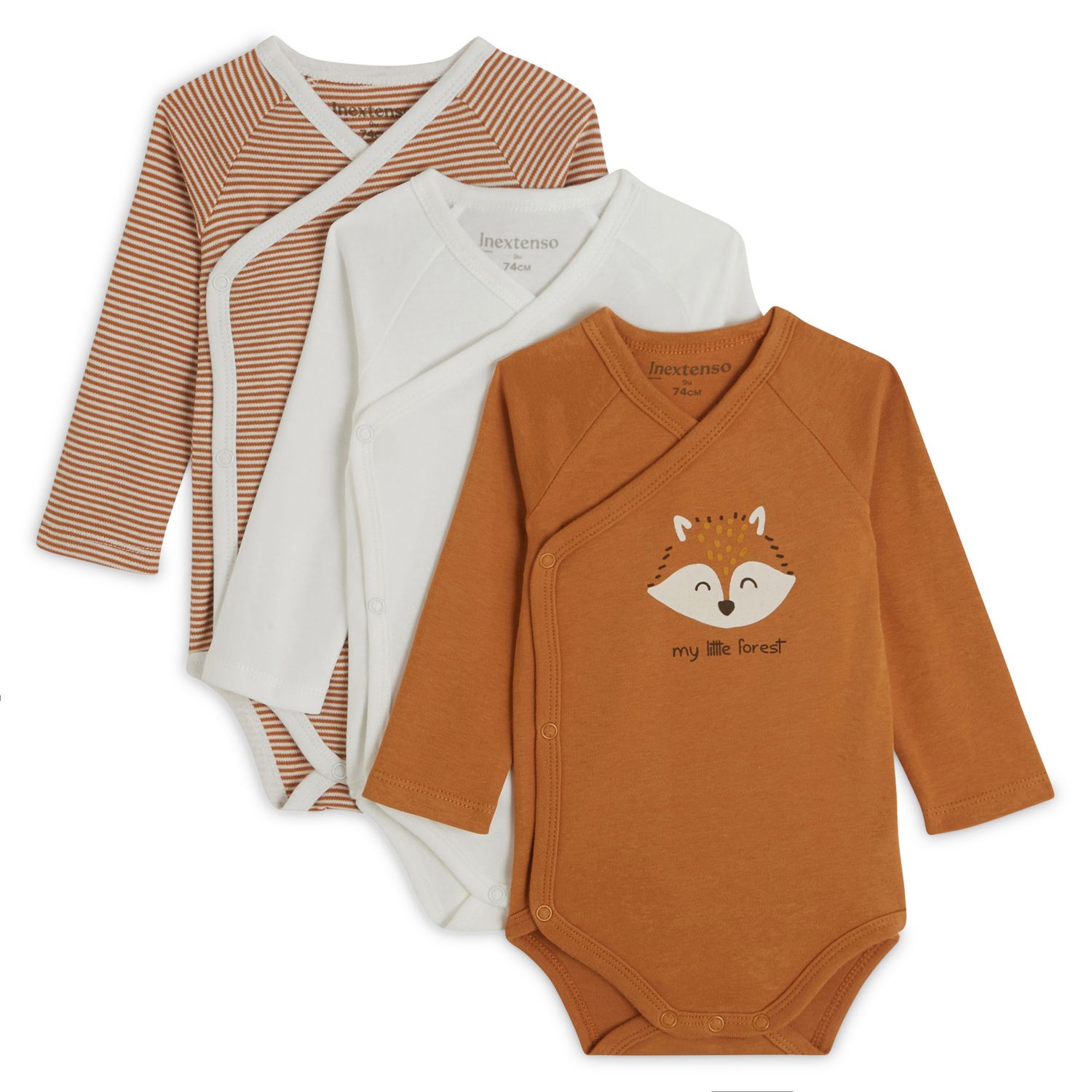 Lot de 2 bodies bébé garçon fantaisie manches longues · Mode