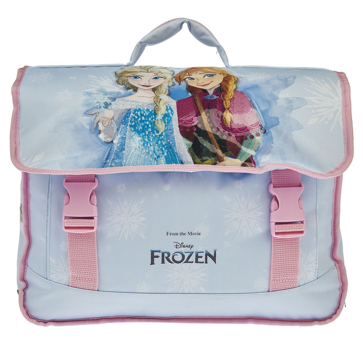 Cartable 36 cm bleu La reine des Neiges