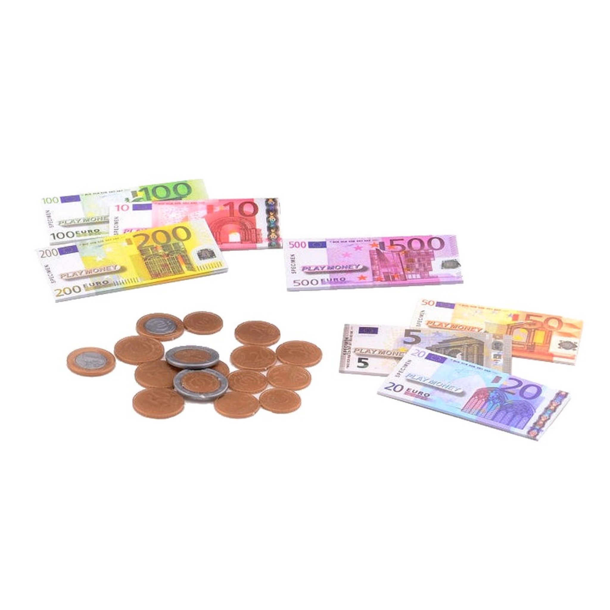 Lot de faux billets et pièces de monnaie - Blanc - Kiabi - 3.00€
