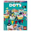 LEGO DOTS 41926 Kit Créatif de Fête avec Cupcakes, Décoration d'Anniversaire, Bricolage