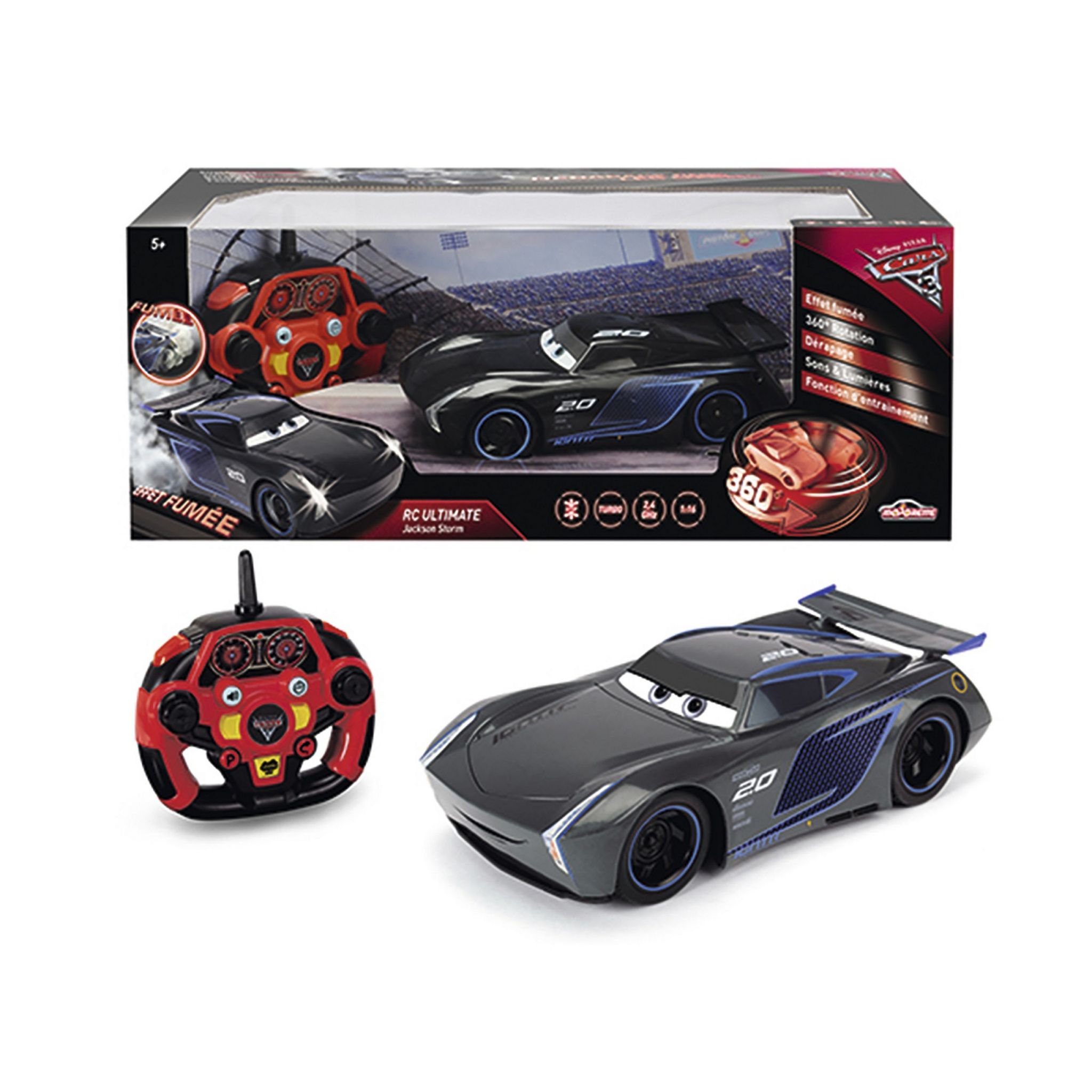 Disney - Cars : Voiture télécommandée Jackson Storm