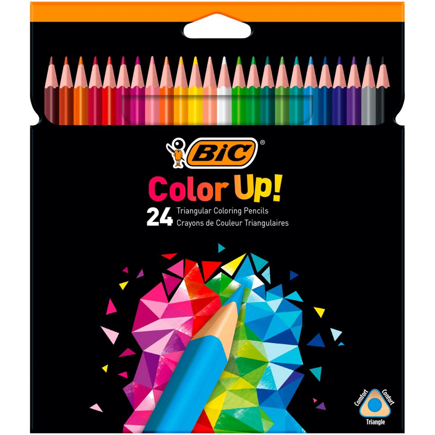 Boite de 24 crayons de couleur Color Emotion C002 25 Triangulaire