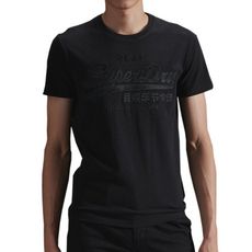 T-shirt Noir Homme Superdry Embroidery (Noir)