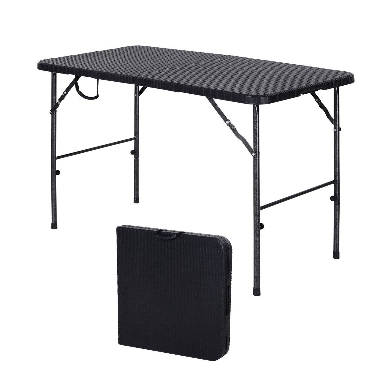 Generic Table Pliante Noire De Camping Portable - Prix pas cher