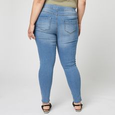 IN EXTENSO Jegging en jean bleu grande taille femme (Stone )