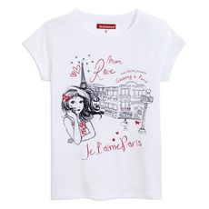 Tee-shirt manches courtes fille
