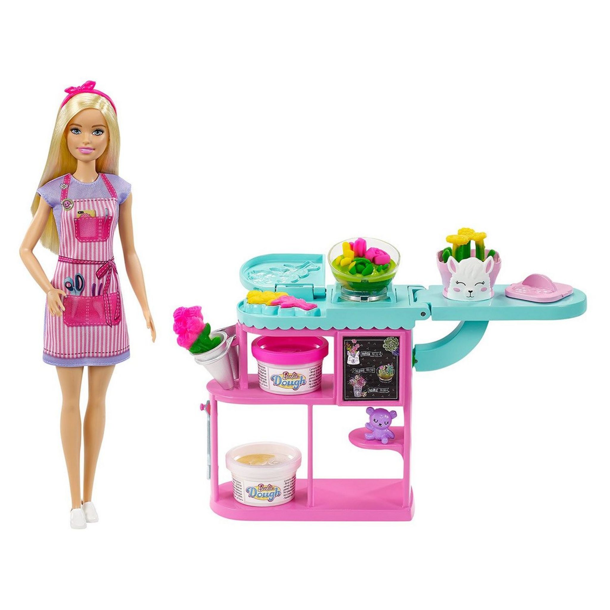 BARBIE Coffret Barbie fleuriste pas cher Auchan