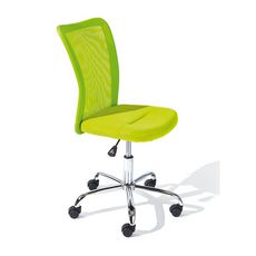 Chaise de bureau pour enfant pivotante ajustable en hauteur CLYDE (Vert)