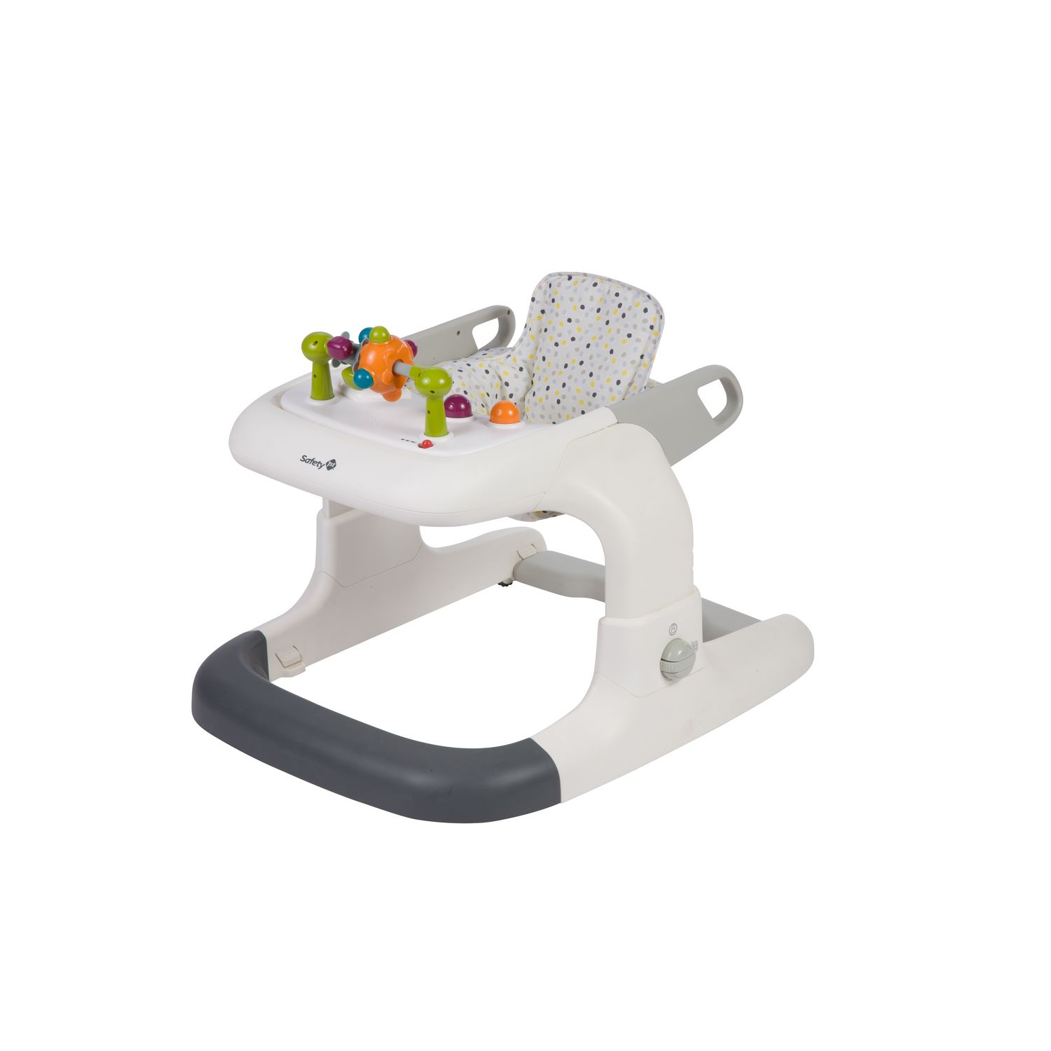 3 en 1Trotteur Bébé, Trotteur Marche Bébé Pliable, Réglable en