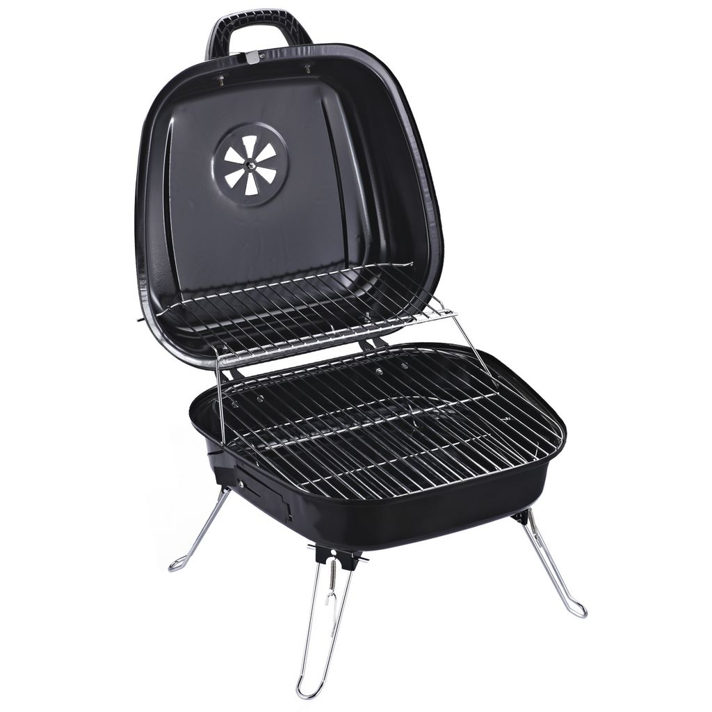 Barbecue Pliable portable au charbon de bois noir – Voyage, Pic nic,  Camping, Petit barbecue nomade portatif, bbq pliable - Cdiscount Jardin