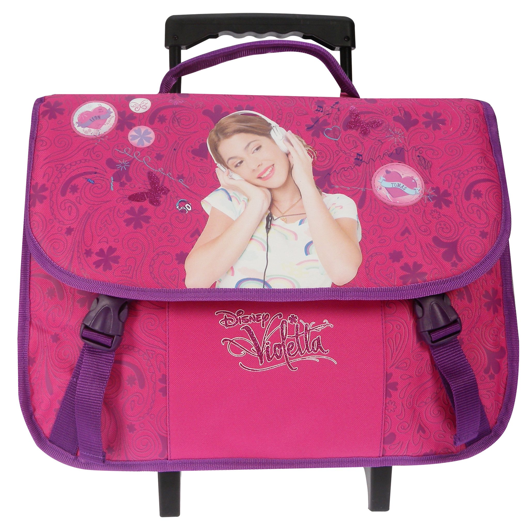 Cartable roulettes Violetta pas cher Auchan