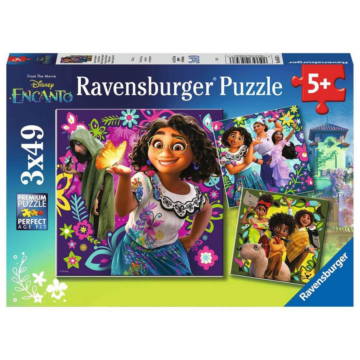 RAVENSBURGER Puzzles 3 x 49 pièces :  Disney Encanto : La magie d'Encanto