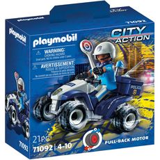PLAYMOBIL City Action 71092 Policier et Quad
