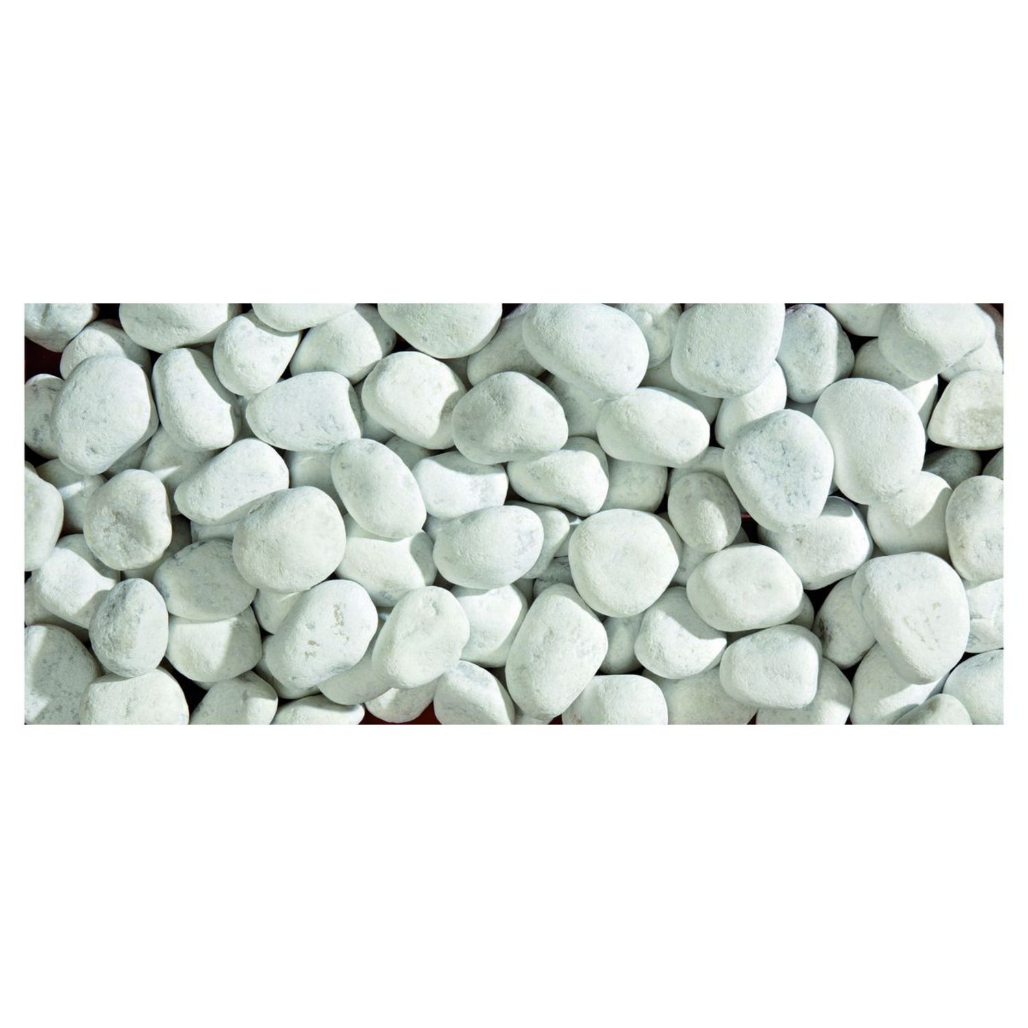 Galets décoratifs en marbre blanc de Carrare 20 kg