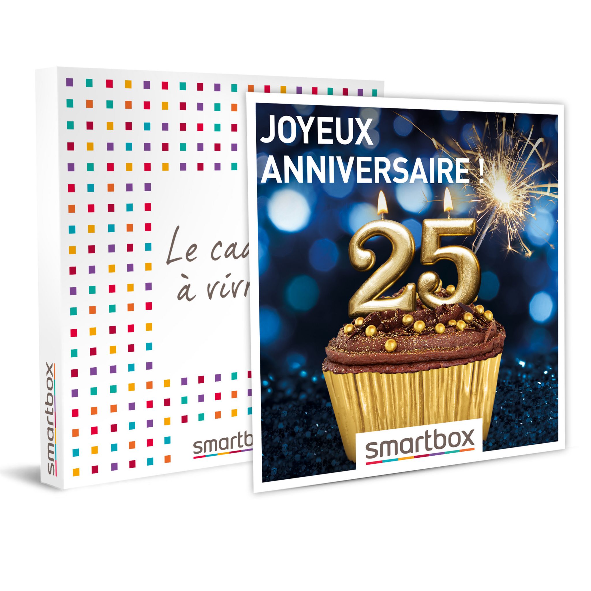 Smartbox Coffret Cadeau Joyeux Anniversaire 25 Ans 3404 Escapades Repas Seances De Bien Etre Et Aventures Sportives Pas Cher A Prix Auchan