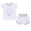Ensemble t-shirt et short bébé en coton bio, Milk SEVIRA KIDS. Coloris disponibles : Beige
