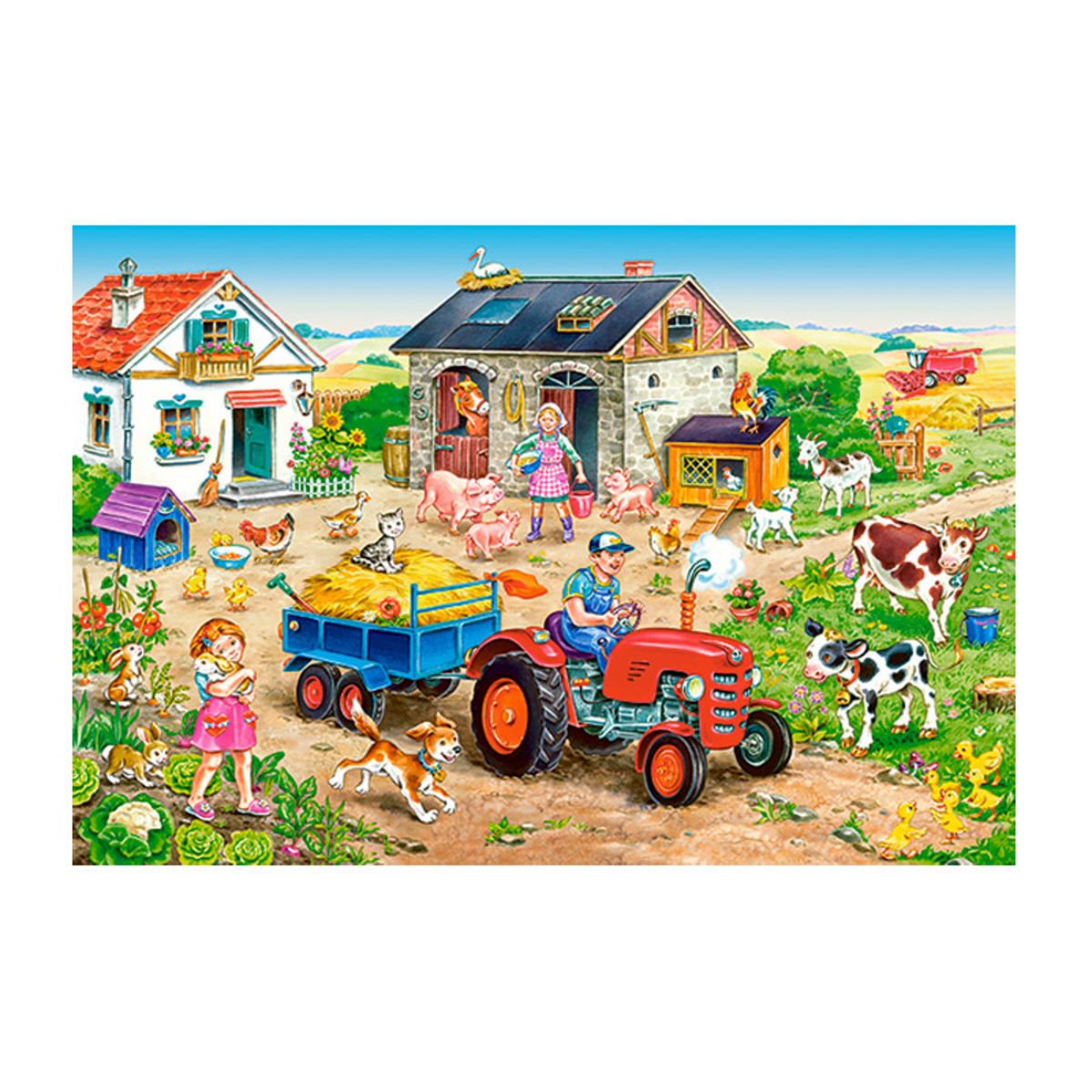 Castorland Puzzle 40 pièces : Vie à la ferme