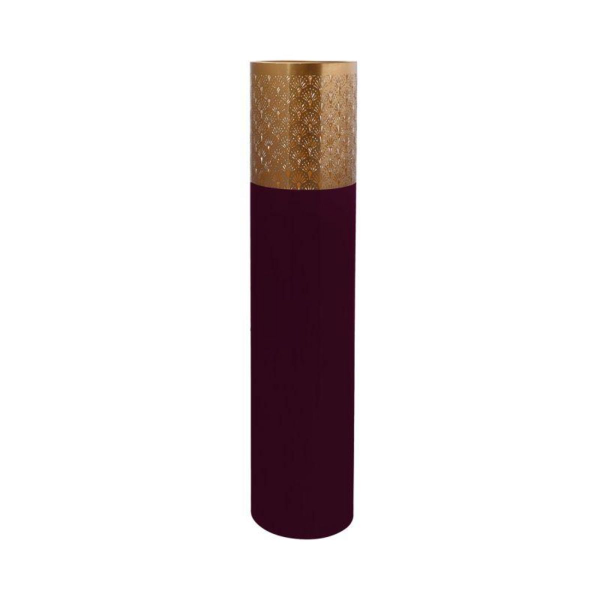 Paris Prix Vase Rond Design  Decoa  121cm Violet & Or
