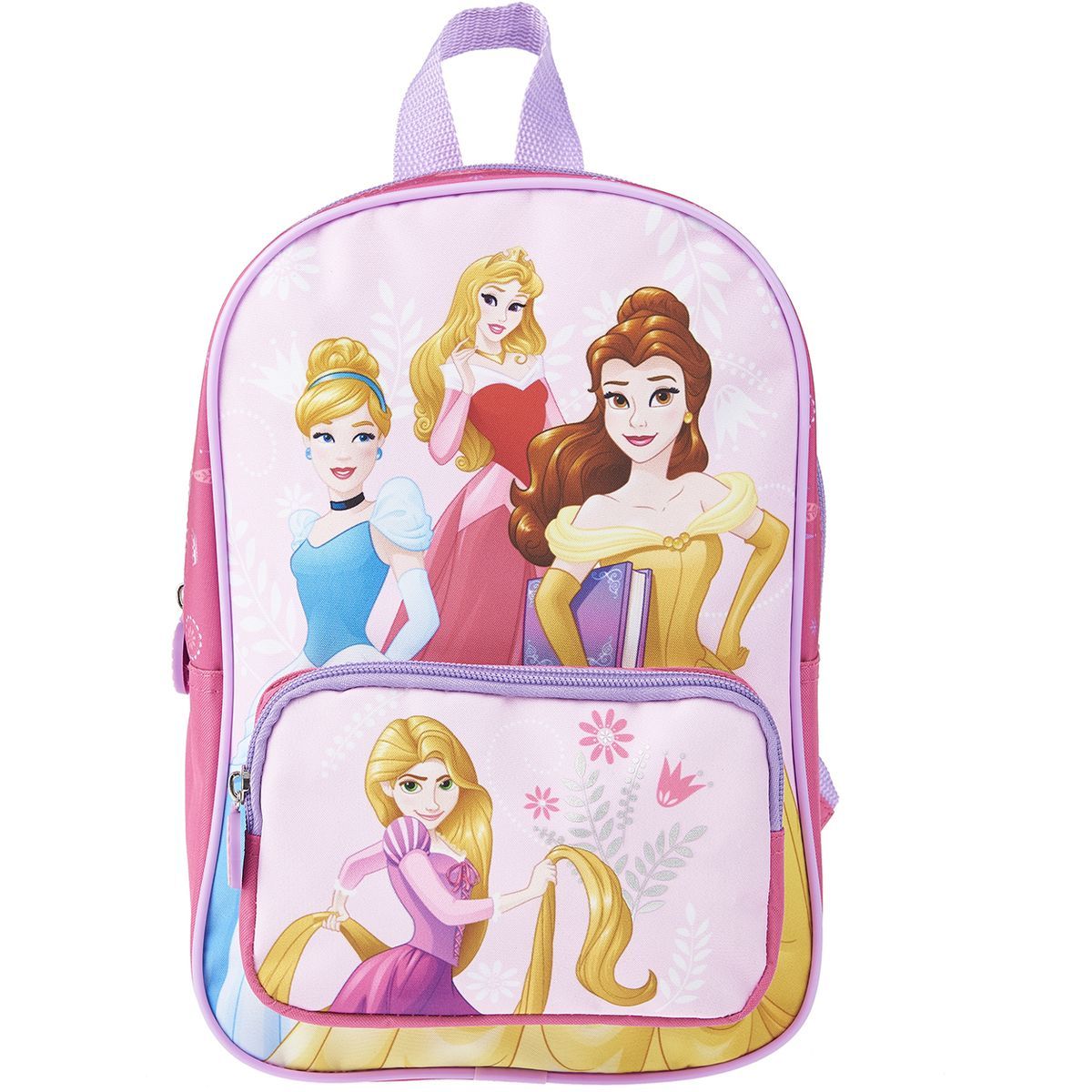 DISNEY Sac maternelle rose avec pochette avant Princesses Disney