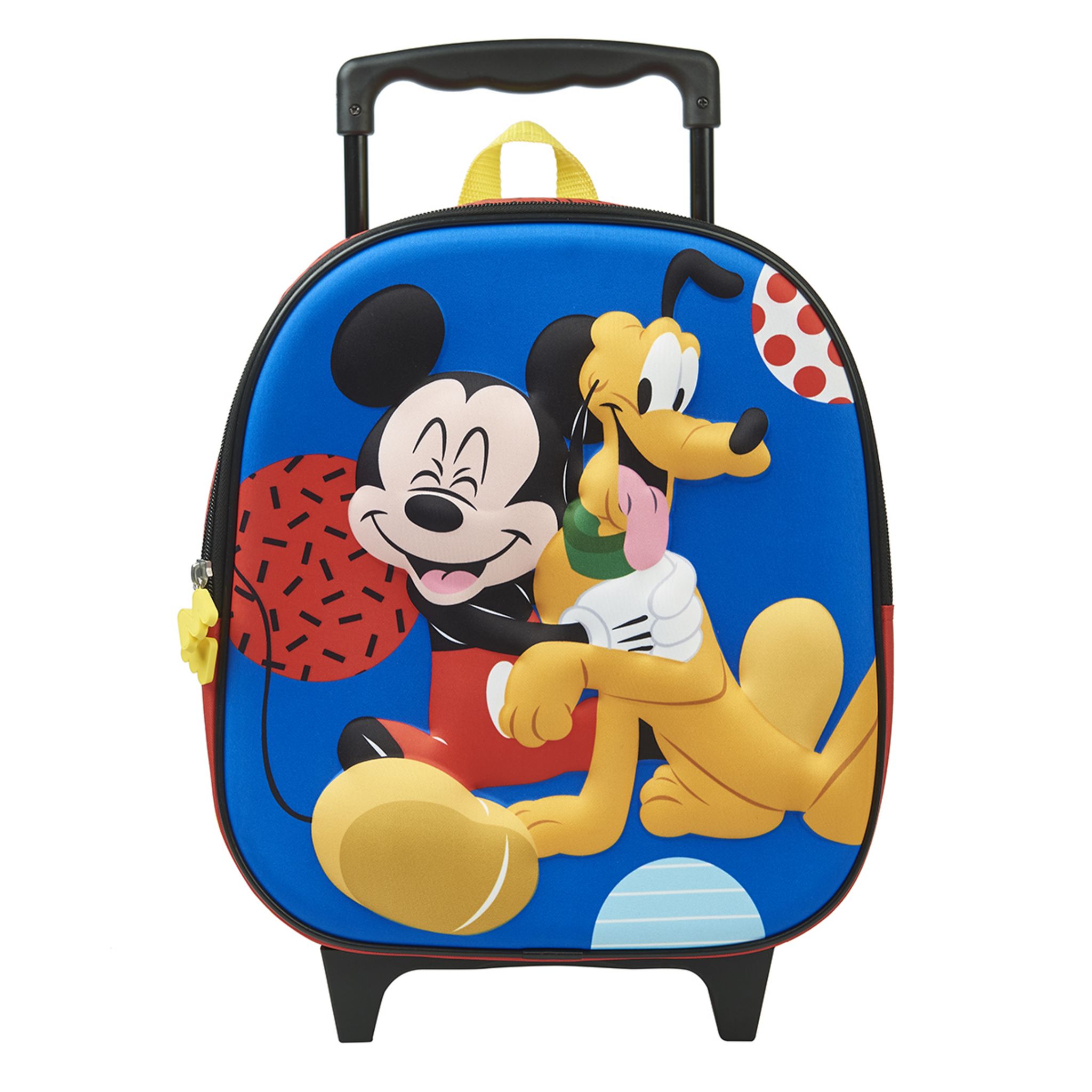 Sac maternelle roulettes bleu MICKEY