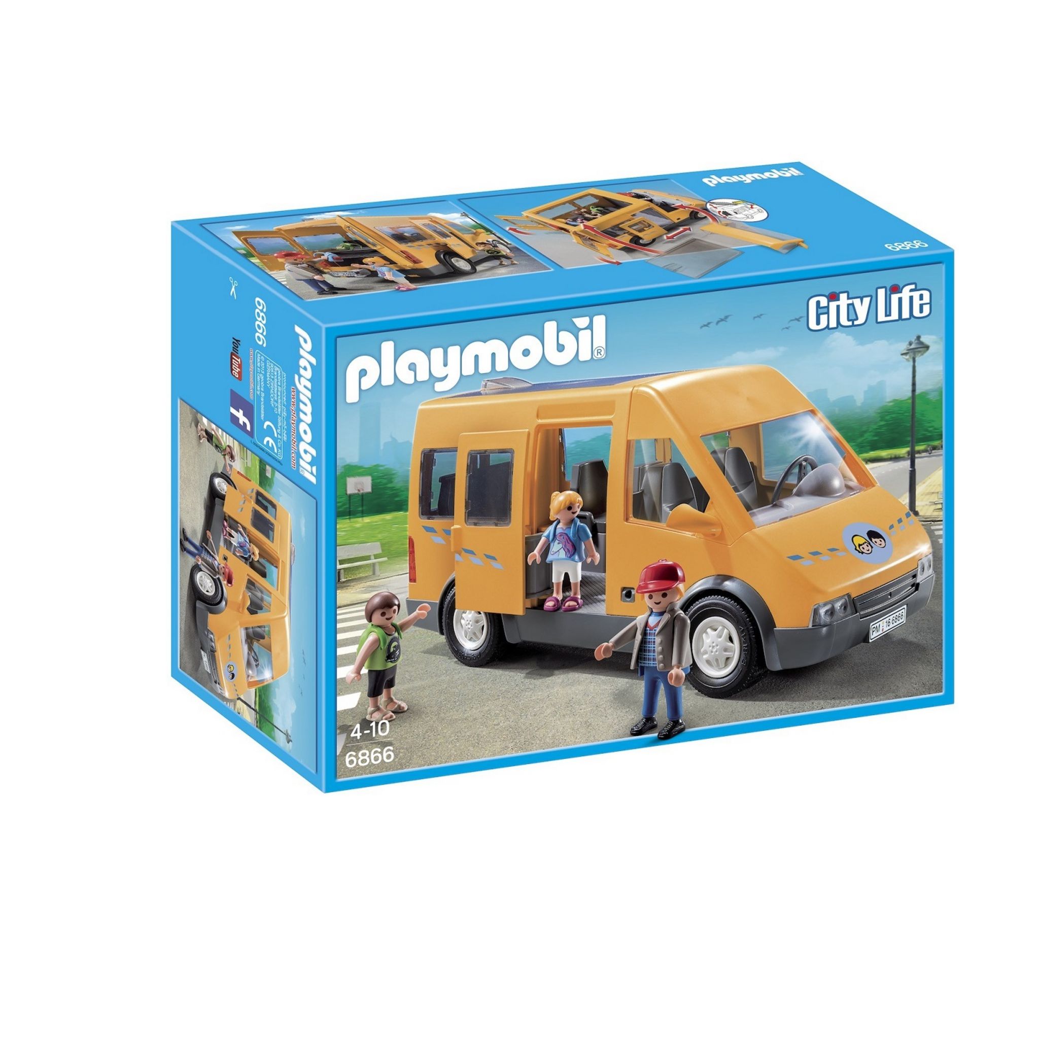 PLAYMOBIL 6866 - City Life - Bus Scolaire pas cher 