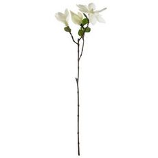  Fleur Artificielle  Magnolia  67cm Blanc