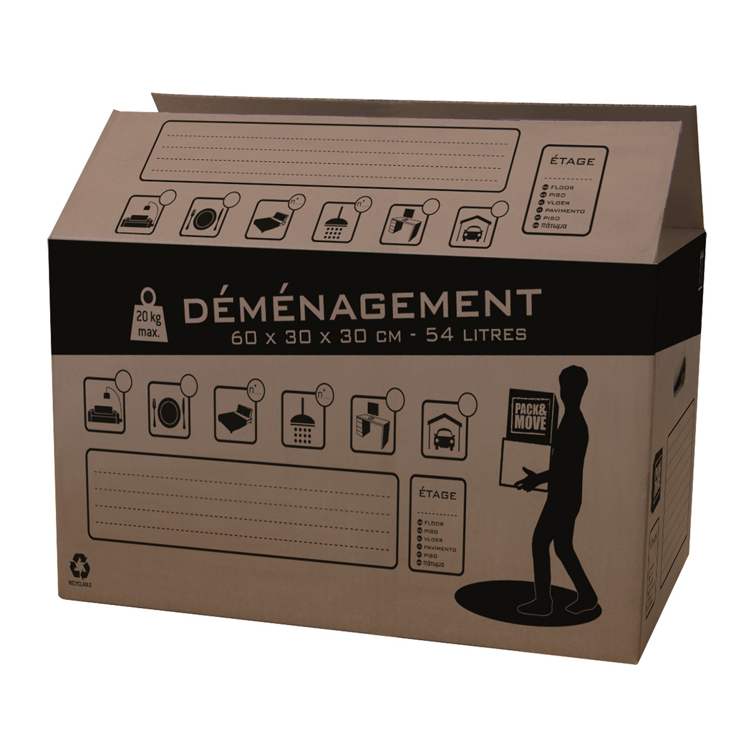 Carton de déménagement - Emballage pour déménagement