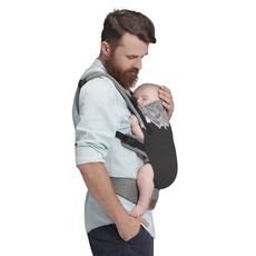 KINDERKRAFT Porte bébé ergonomique Milo (Noir)