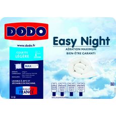 DODO Couette extra légère anti transpiration 200g/m² EASY NIGHT (Blanc)