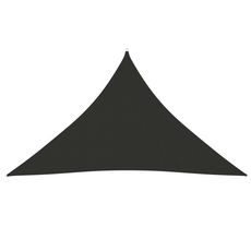 Voile de parasol Tissu Oxford triangulaire 5x5x6 m Anthracite