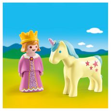 PLAYMOBIL 70127 - 1.2.3 - Princesse et Licorne 