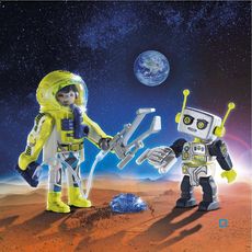 PLAYMOBIL 9492 - Space - Duo Spationaute et robot