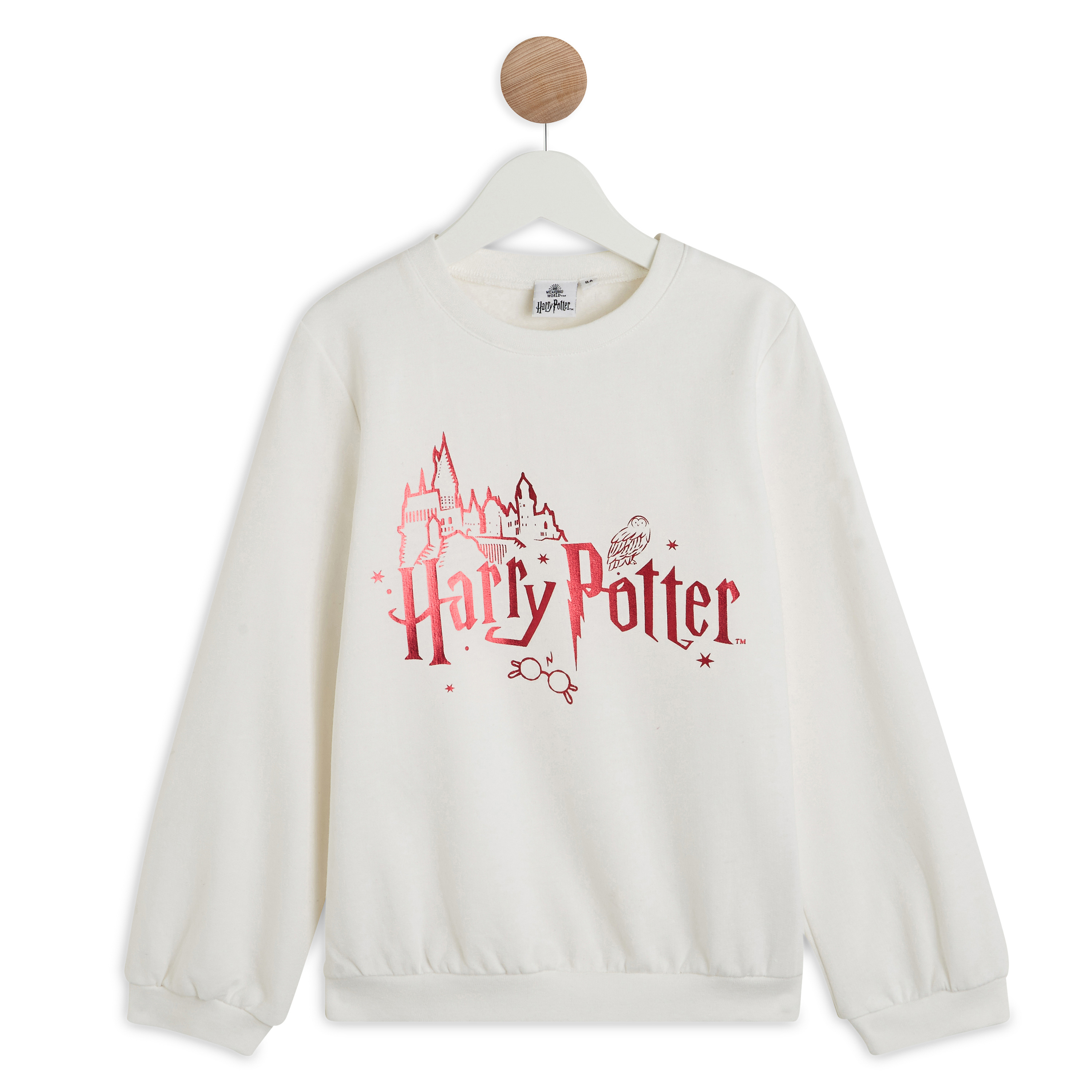 Sweat manches longues col rond fille Harry Potter