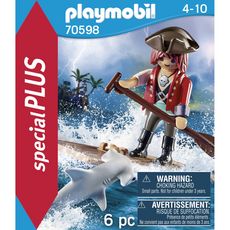 PLAYMOBIL 70598 - Special Plus Pirate avec bébé requin