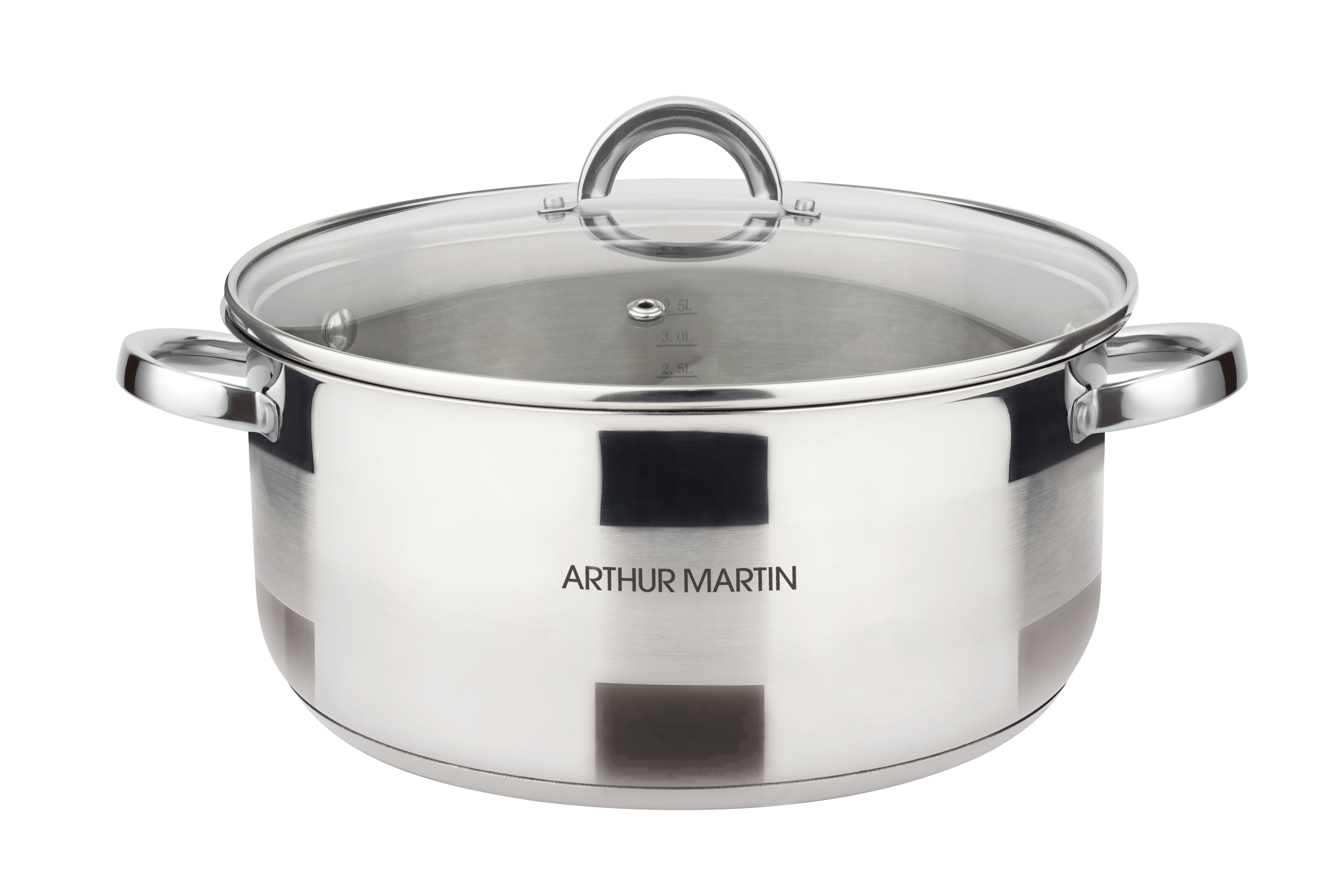 Arthur Martin Marmite inox induction + Couvercle 36cm - 18L 